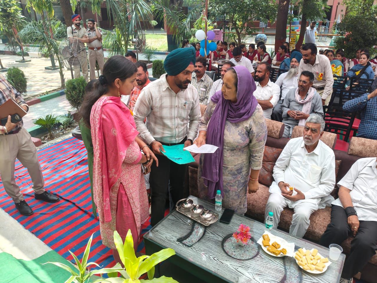 Vocational teachers submitted a memorandum to the constituency MLA Balachaur